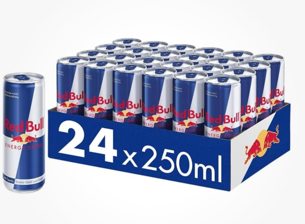 Red bull pack of 24
